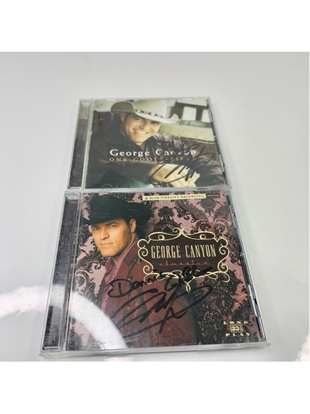 SIGNED George Canyon CD Lot One Good Friend & Classics Autographed Country Music